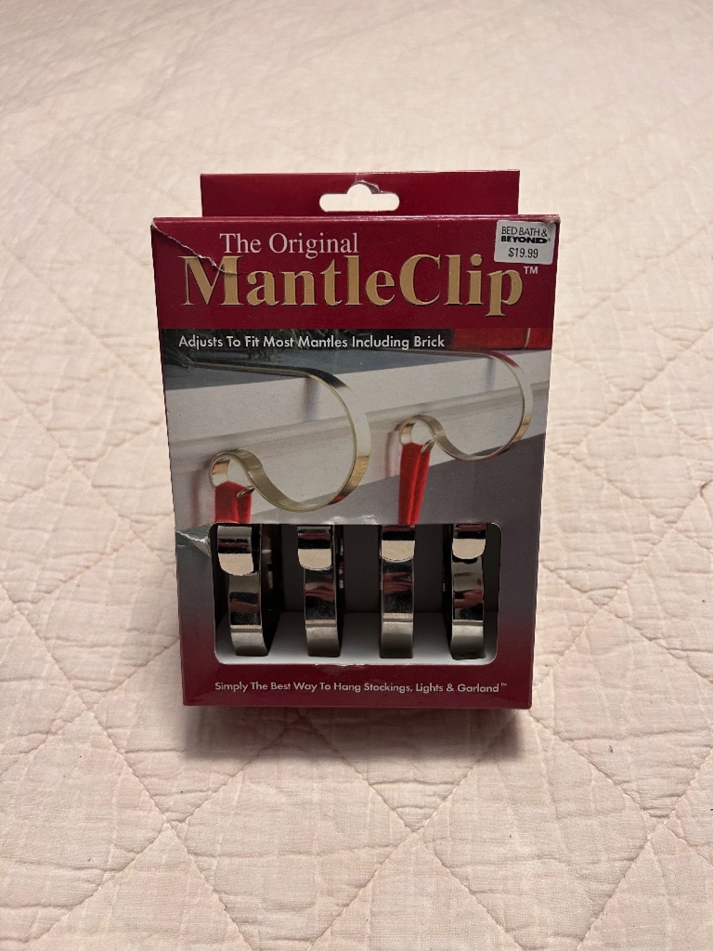 Adjustable mantle clips